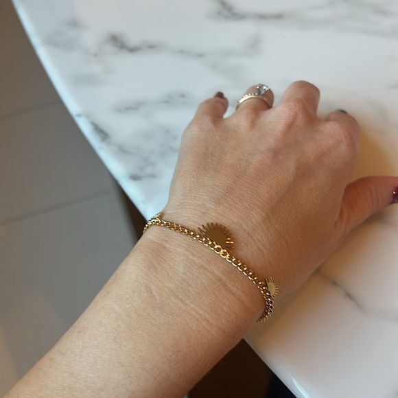 Stainless steel sun‎ bracelet - Picture 2 of 3